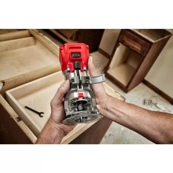 Milwaukee M18 FUEL 18-Volt Lithium-Ion Brushless Cordless Compact Router and Barrel Grip Jig Saw Set (Tool-Only)