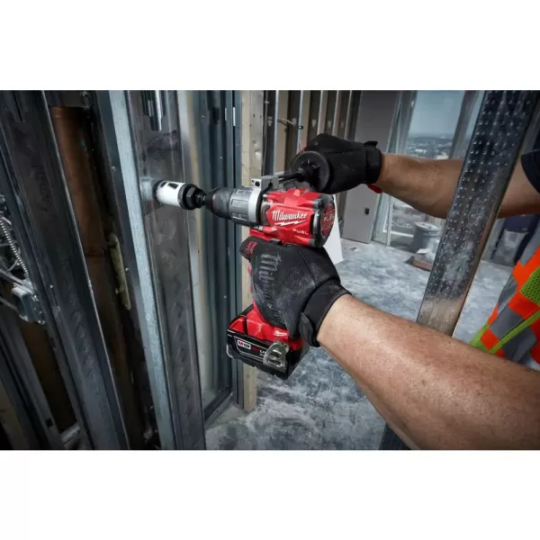 Milwaukee M18 FUEL 18-Volt Lithium-Ion Brushless Cordless 1/2 in. Hammer Drill/Driver (Tool-Only)