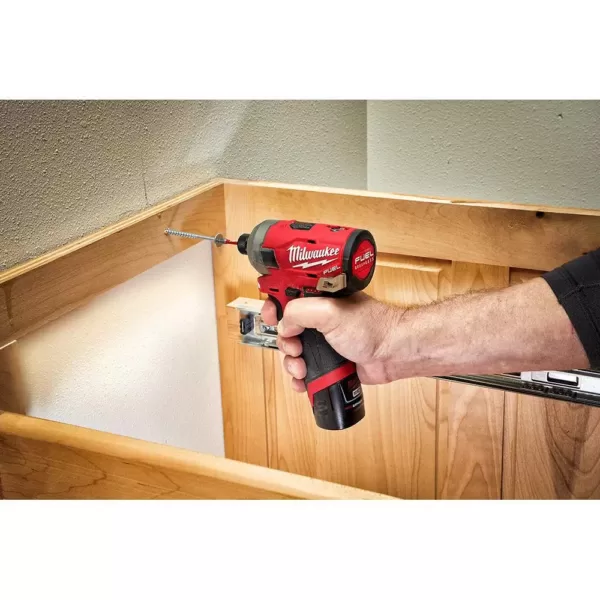 Milwaukee M12 FUEL SURGE 12-Volt Lithium-Ion Brushless Cordless 1/4 in. Hex Impact Driver (Tool-Only)