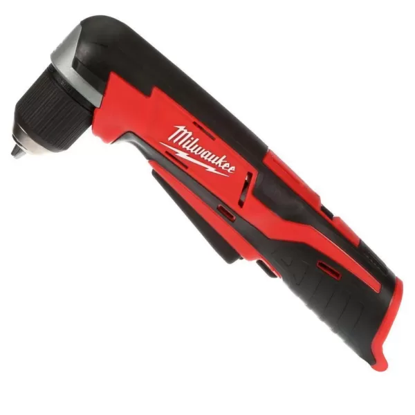 Milwaukee M12 FUEL SURGE 12-Volt Lithium-Ion Brushless Cordless 1/4 in. Hex Impact Driver Compact Kit with M12 Right Angle Drill