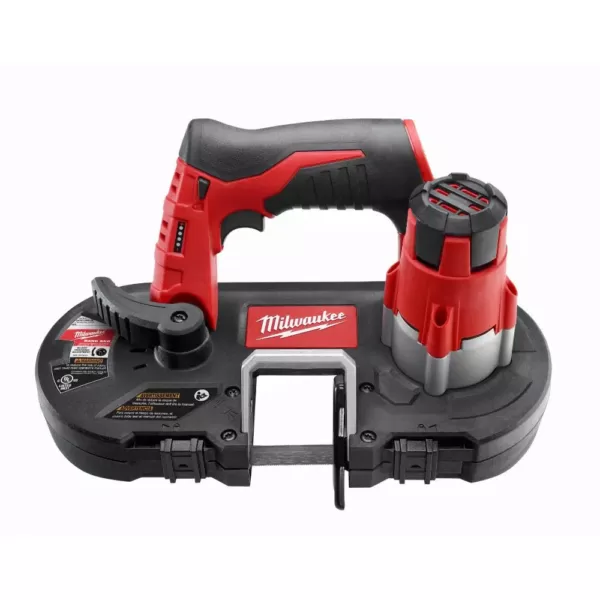 Milwaukee M12 FUEL 12-Volt Lithium-Ion Brushless Cordless 1/4 in. Hex Impact Driver/Bandsaw Combo Kit W/(1)2.0Ah Battery & Charger