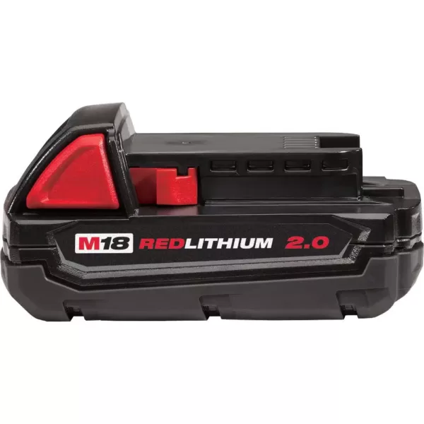 Milwaukee M18 18-Volt Lithium-Ion Compact Brushless Cordless 1/4 in. Impact Driver Kit W/ (1) 2.0 Ah Battery, Charger & Tool Bag