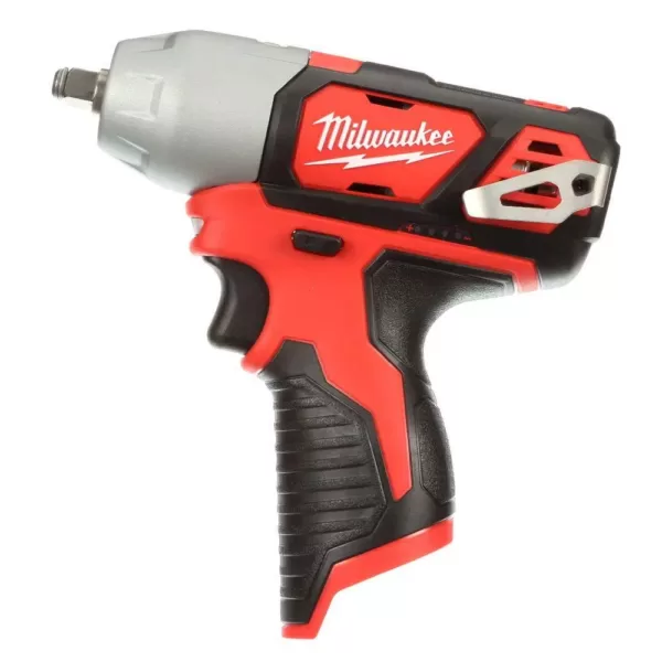 Milwaukee M12 12-Volt Lithium-Ion Cordless 3/8 in. Impact Wrench with 4.0 Ah M12 Battery