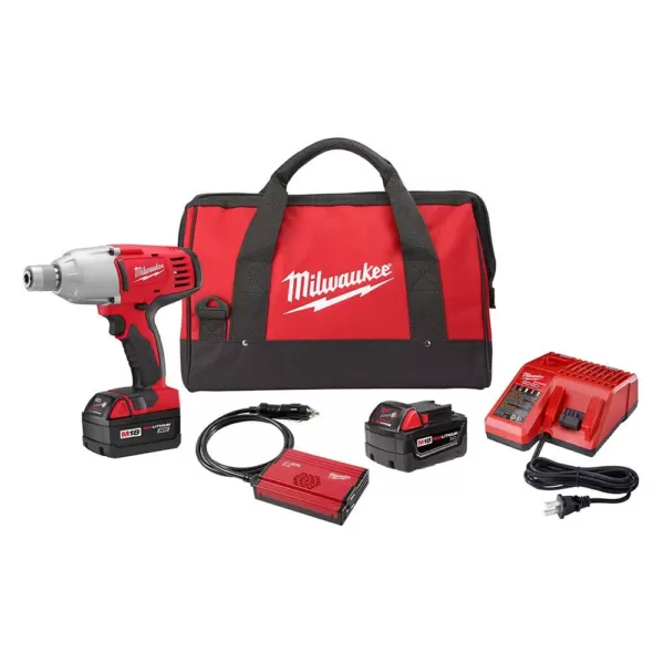 Milwaukee M18 18-Volt Lithium-Ion Cordless 7/16 in. Impact Wrench Kit W/(2) 3.0Ah Batteries, Charger, Hard Case