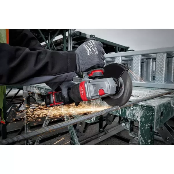 Milwaukee M18 FUEL 18-Volt 1/2 in. Lithium-Ion Brushless Cordless Impact Wrench & Braking Grinder with (2) 6.0Ah Batteries