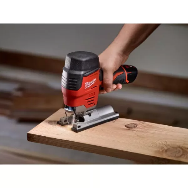 Milwaukee M12 12-Volt Lithium-Ion Cordless Jig Saw with 4.0 Ah Battery