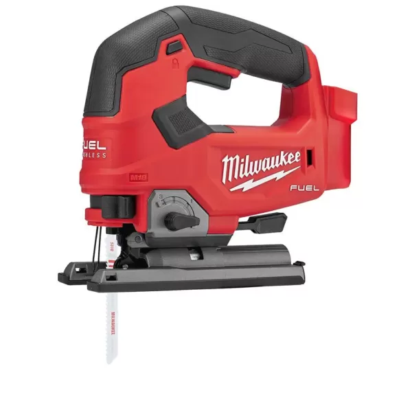 Milwaukee M18 FUEL 18-Volt Lithium-Ion Brushless Cordless Jig Saw (2-Tool) with (2) 6.0Ah Batteries