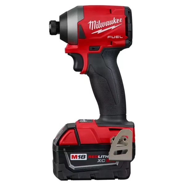 Milwaukee M18 FUEL 18-Volt Lithium-Ion Brushless Cordless Jig Saw Kit with  M18 FUEL Impact Driver