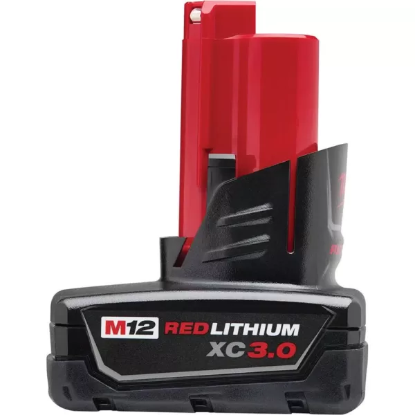 Milwaukee M12 12-Volt Lithium-Ion Cordless 400-Lumen LED Lantern/Flood Light W/ M12 Portable Power Source/Charger & 3.0Ah Battery