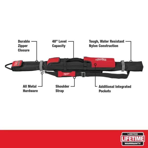 Milwaukee 10 in. /24 in. /48 in. /78 in. REDSTICK Magnetic Box and Torpedo Level Set