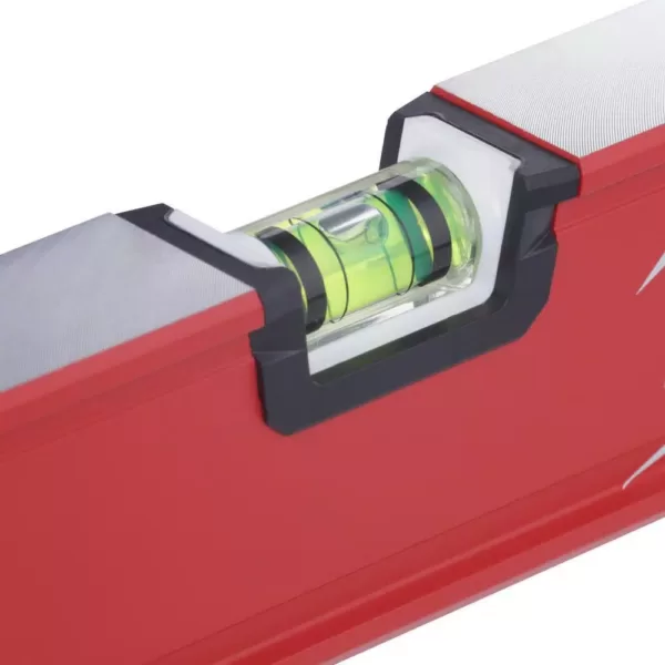 Milwaukee 10 in. /24 in. /48 in. /78 in. REDSTICK Magnetic Box and Torpedo Level Set