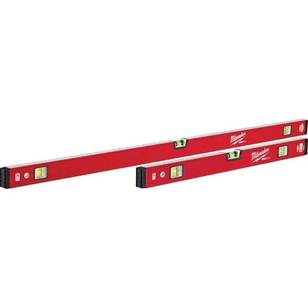 Milwaukee 24 in./48 in. REDSTICK Magnetic Compact Box Level Set