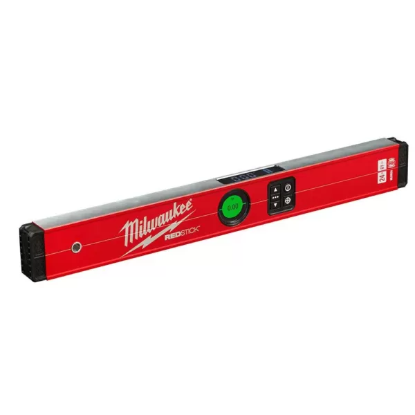 Milwaukee 24 in. Redstick Digital Box Level with Pin-Point Measurement Technology W/ 700 Lumens LED Rechargeable Flashlight