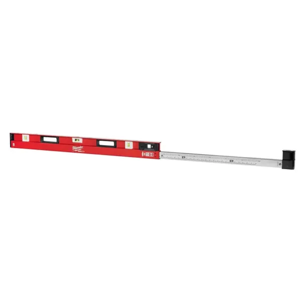 Milwaukee 48 in. to 78 in. REDSTICK Expandable Magnetic Box Level