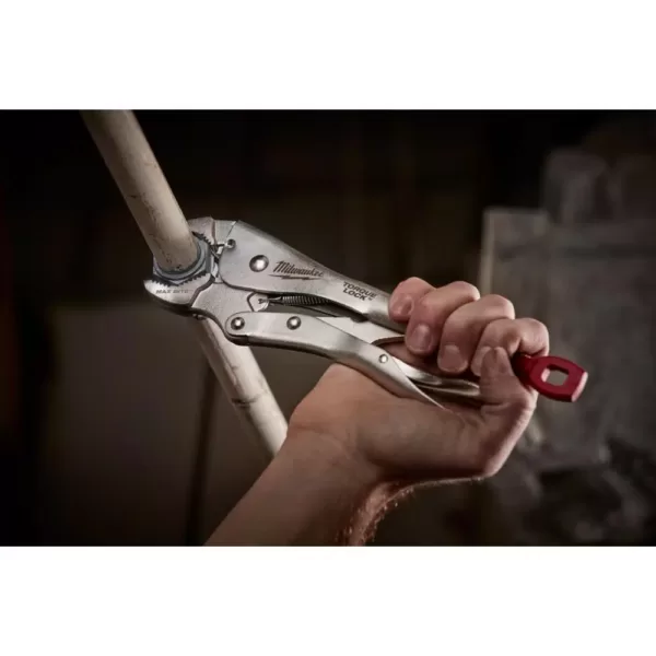 Milwaukee 10 in. MAXBITE Curved Jaw Locking Pliers