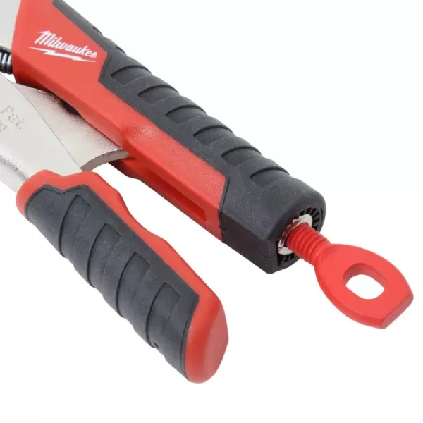 Milwaukee 7 in. Straight Jaw Locking Pliers with Grip