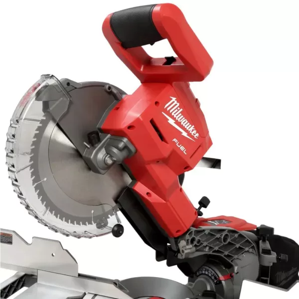 Milwaukee M18 FUEL 18-Volt Lithium-Ion Brushless 10 in. Cordless Dual Bevel Sliding Compound Miter Saw with Compact Router