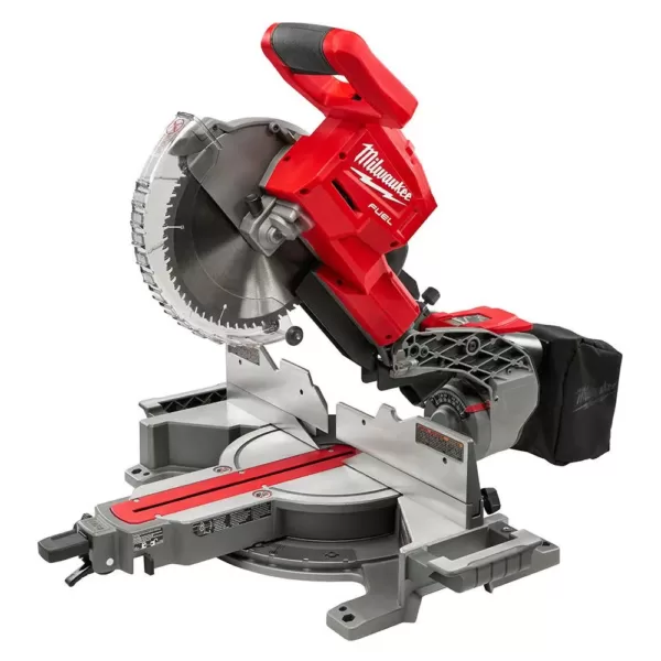 Milwaukee M18 FUEL 18-Volt Lithium-Ion Brushless 10 in. Cordless Dual Bevel Sliding Compound Miter Saw with 8-1/4 in. Table Saw