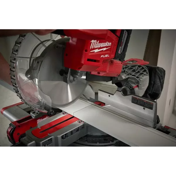 Milwaukee M18 FUEL 18-Volt Lithium-Ion Brushless Cordless 10 in. Dual Bevel Sliding Compound Miter Saw (Tool-Only)