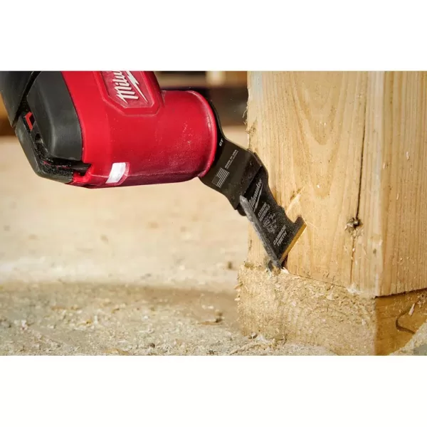 Milwaukee 1-3/8 in. Carbide Universal Fit Extreme Wood/Metal Cutting Oscillating Multi-Tool Blade (2-Pack)