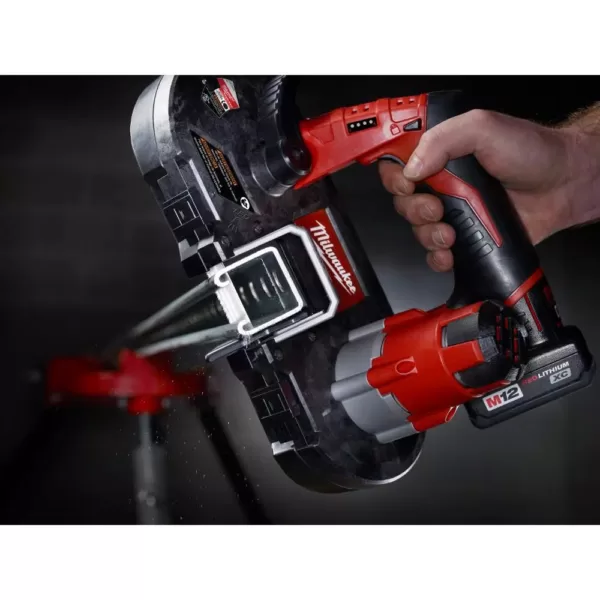 Milwaukee M12 12-Volt Lithium-Ion Cordless Sub-Compact Band Saw with 4.0 Ah M12 Battery