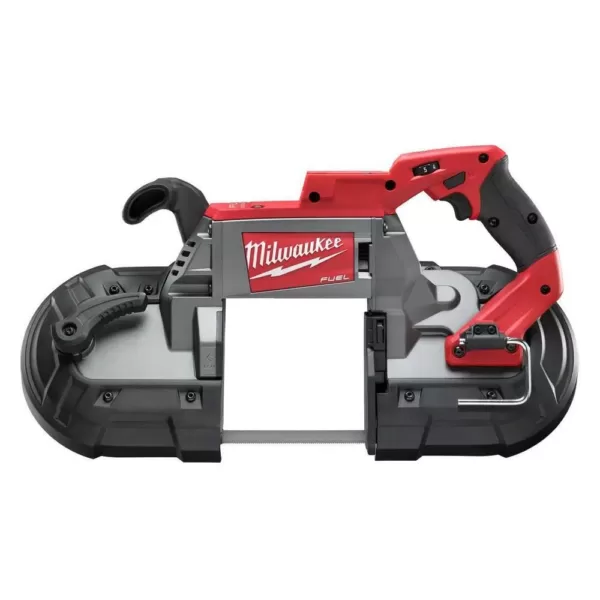 Milwaukee M18 FUEL 18-Volt Lithium-Ion Brushless Cordless Deep Cut Band Saw and Reciprocating Saw with Two 6.0 Ah Batteries