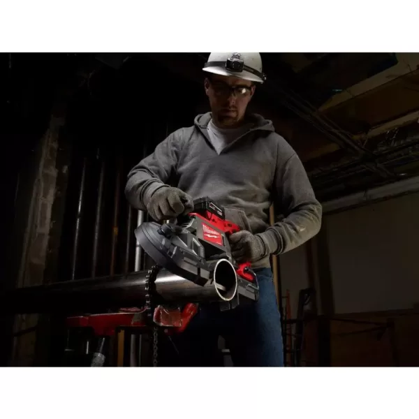 Milwaukee M18 FUEL 18-Volt Lithium-Ion Brushless Cordless Deep Cut Band Saw with One 5.0 Ah Battery, Charger, Hard Case