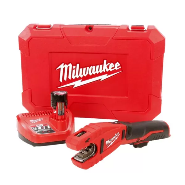 Milwaukee M12 12-Volt Lithium-Ion Cordless Copper Tubing Cutter Kit W/ M12 HACKZALL Reciprocating Saw