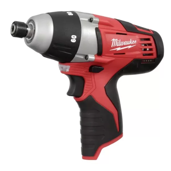 Milwaukee M12 12-Volt Lithium-Ion Cordless 1/4 in. No-Hub Coupling Driver (Tool-Only)