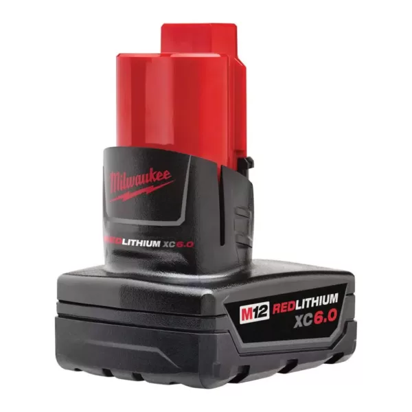 Milwaukee M12 12-Volt Lithium-Ion XC Extended Capacity Battery Pack 6.0Ah (2-Pack)