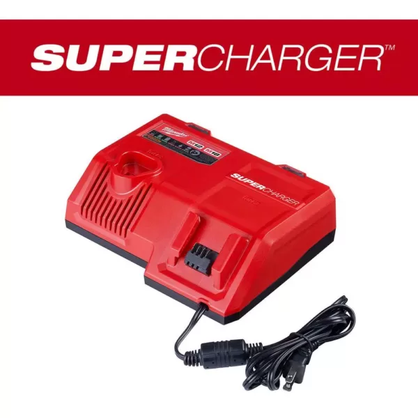 Milwaukee M12 and M18 12-Volt/18-Volt Lithium-Ion Multi-Voltage Super Charger Battery Charger