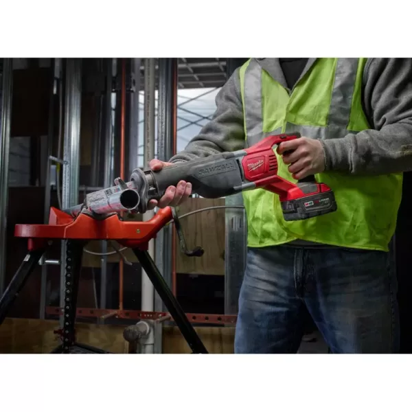 Milwaukee M18 18-Volt Lithium-Ion Cordless Drill Driver/Impact Driver Combo Kit (2-Tool) with 2 Batteries and Reciprocating Saw