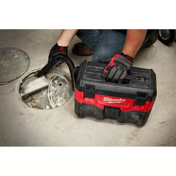 Milwaukee M18 18-Volt Lithium-Ion Cordless Combo Tool Kit (4-Tool) w/ Wet/Dry Vacuum and Additional 5.0Ah Battery