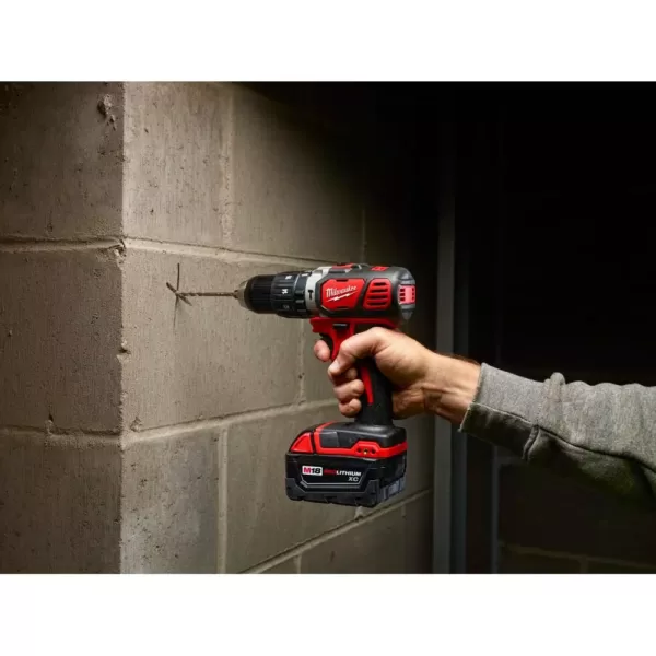 Milwaukee M18 18-Volt Lithium-Ion Cordless Combo Tool Kit (4-Tool) with (2) 3.0Ah Batteries, 1-Charger, 1-Tool Bag