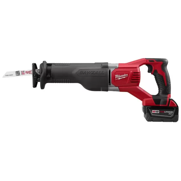 Milwaukee M18 18-Volt Lithium-Ion Cordless Combo Tool Kit (6-Tool) w/ Two Additional 5.0 Ah Batteries