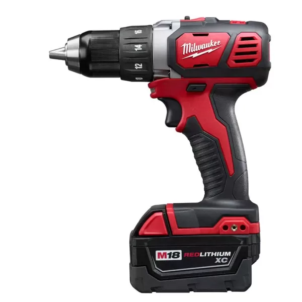 Milwaukee M18 18-Volt Lithium-Ion Cordless Combo Kit (6-Tool) with Two Batteries, Charger and Tool Bag