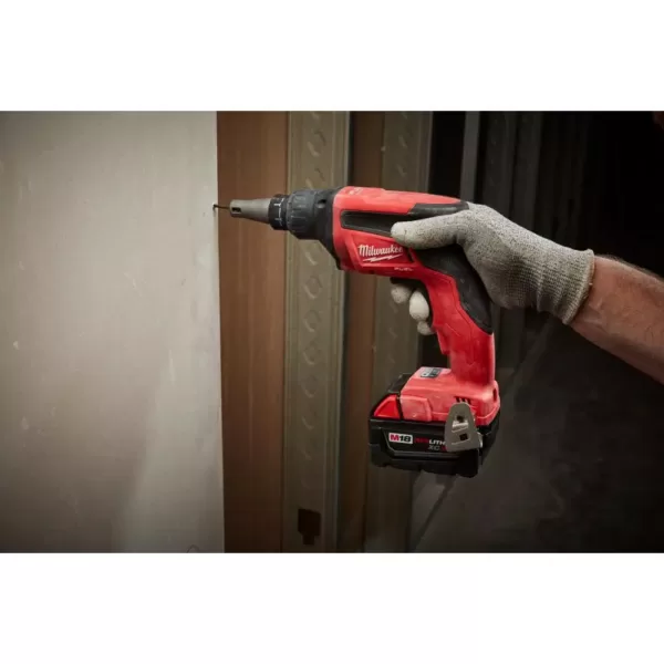 Milwaukee M18 FUEL 18-Volt Lithium-Ion Brushless Cordless Drywall Screw Gun Kit with  M18 FUEL Impact Driver