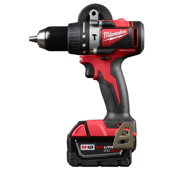 Milwaukee M18 18-Volt Lithium-Ion Brushless Cordless Hammer Drill and Impact Combo Kit with M18 6-1/2 in. Circular Saw