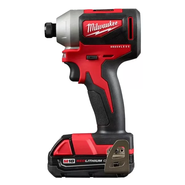 Milwaukee M18 18-Volt Lithium-Ion Brushless Cordless Hammer Drill/Impact/Circular Saw Combo Kit (3-Tool) with 2-Batteries