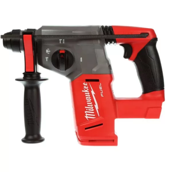 Milwaukee M18 FUEL 18-Volt Lithium-Ion Brushless Cordless Hammer Drill Driver/SDS Rotary Hammer/ Impact Driver with 4-Batteries