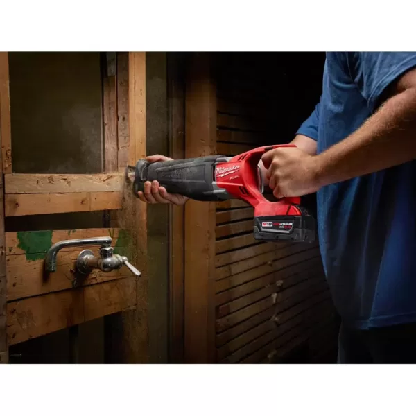 Milwaukee M18 FUEL 18-Volt Lithium-Ion Brushless Cordless Combo Kit (3-Tool) w/(2) 5Ah Batteries, Charger and Tool Bag