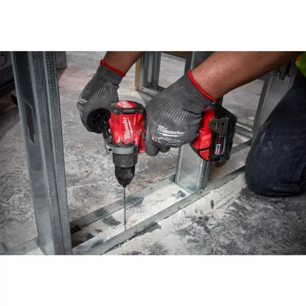 Milwaukee M18 FUEL 18-Volt Lithium-Ion Brushless Cordless Combo Kit (5-Tool) with  M18 FUEL Grinder with Paddle Switch