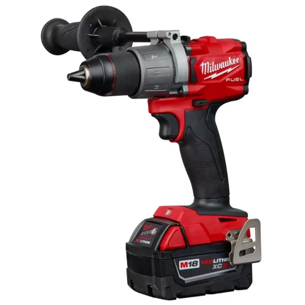 Milwaukee M18 FUEL 18-Volt Lithium-Ion Brushless Cordless Surge Impact and Hammer Drill Combo Kit (2-Tool) w/(2) 5.0Ah Batteries