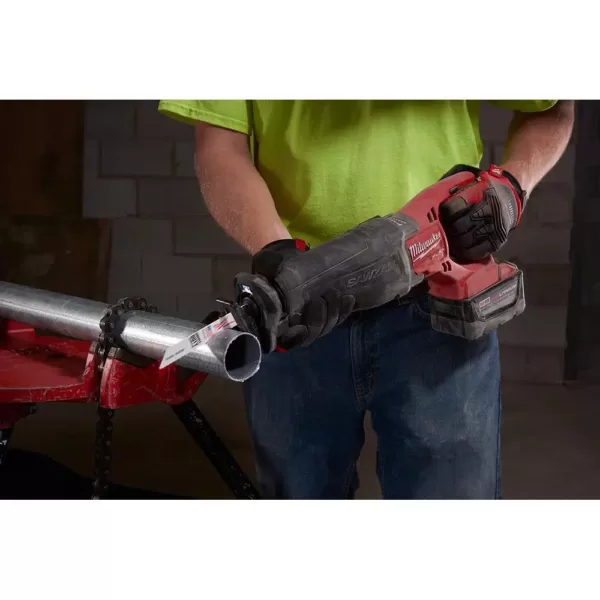 Milwaukee 6 in. 5 Teeth per in. AX Nail Embedded Wood Cutting SAWZALL Reciprocating Saw Blades (6 Pack)