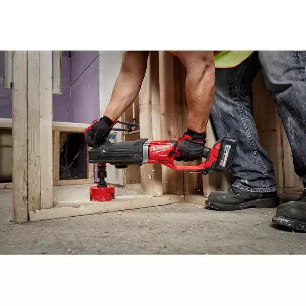 Milwaukee M18 FUEL 18-Volt Lithium-Ion Brushless Cordless GEN 2 SUPER HAWG 7/16 in. Right Angle Drill (Tool-Only)