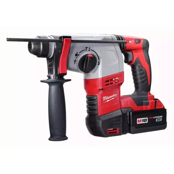 Milwaukee M18 18-Volt Lithium-Ion Cordless 7/8 in. SDS-Plus Rotary Hammer Kit W/(2) 3.0Ah Batteries, Charger, Hard Case