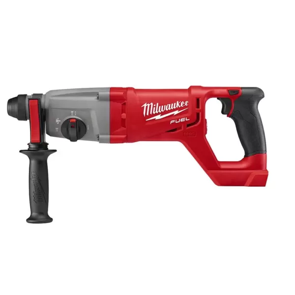 Milwaukee M18 FUEL 18-Volt Lithium-Ion Brushless Cordless 1 in. SDS-Plus D-Handle Rotary Hammer Kit W/(2) 9.0Ah Batteries