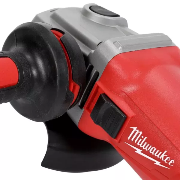 Milwaukee 15 Amp Corded 1-3/4 in. SDS-Max Combination Hammer w/E-Clutch with 13 Amp 5 in. Small Angle Grinder w/Dial Speed