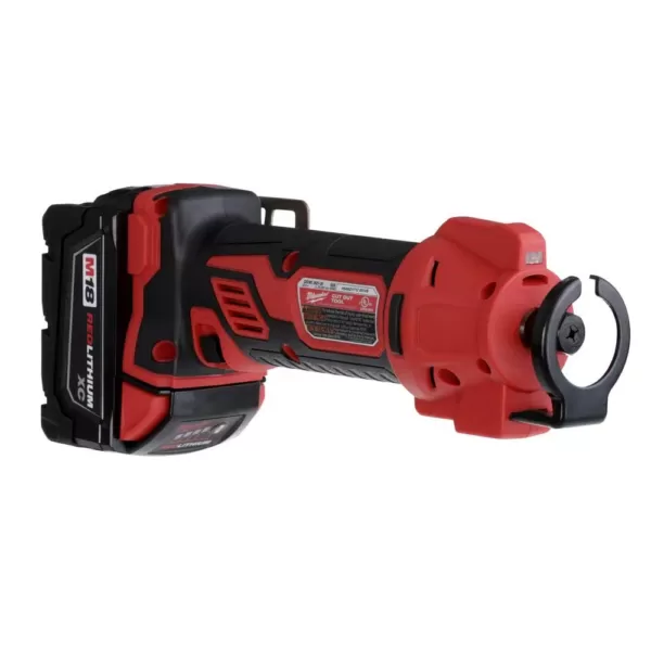 Milwaukee M18 18-Volt Lithium-Ion Cordless Rotary Cut Out Tool Kit with Two 3.0 Ah Batteries, Charger and Tool Bag