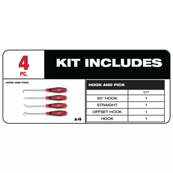 Milwaukee Hook and Pick Set (4-Piece)